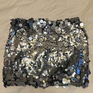 Zara Sequin Skirt - Size Small